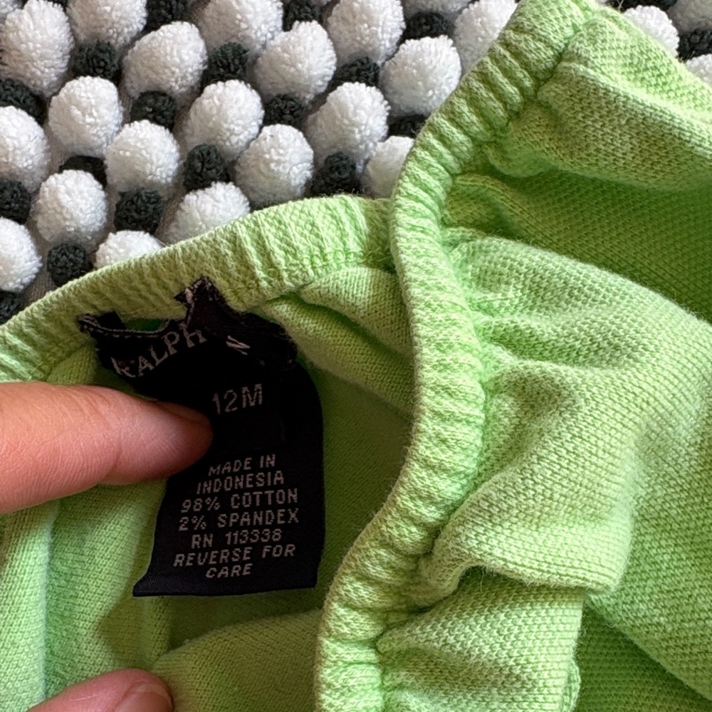 Ralph Lauren Lime Green Polo Dress Set for Kids - Picture 3 of 5
